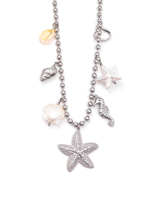 Κρεμαστό λαιμού OO-K462 - Ασημί