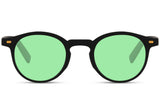 Γυαλιά Ηλίου με Μαύρο (ματ) Σκελετό και Πράσινο Φακό