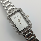 Vintage Γυναικείο Ρολόι AnnaBell Silver με Ασημί Μεταλλικό Μπρασελέ