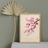 Αφίσα Εκτύπωσης Sakura - Ιαπωνική Τέχνη Τοίχου