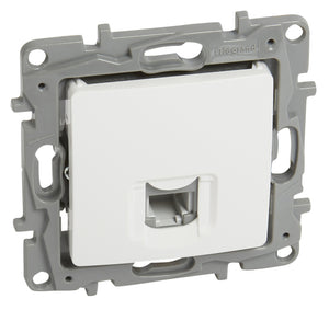 LEGRAND πρίζα RJ11 764569, λευκή