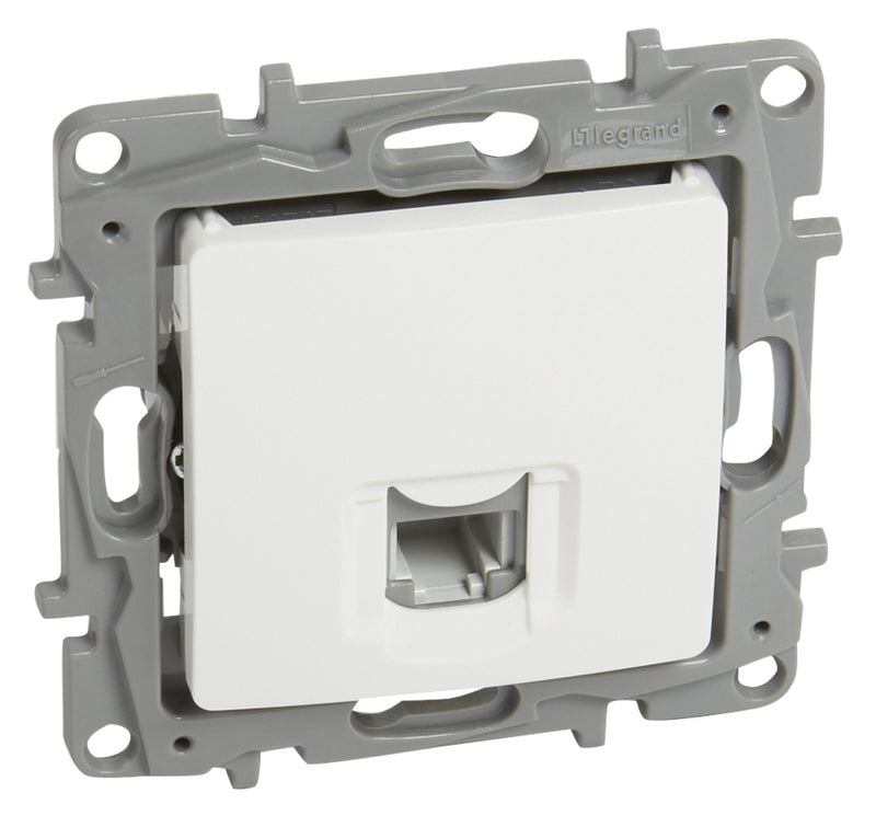 LEGRAND πρίζα RJ11 764569, λευκή