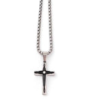 Αλυσίδα λαιμού με σταυρό WW-K450 - Black