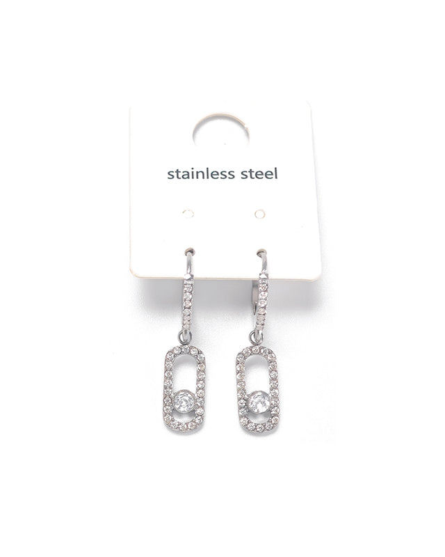 Σκουλαρίκι κρίκος ADL-S101 - Ασημί