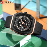 Curren RD-198 Black Ρολόι με Μαύρο Καντράν και Μαύρο Λουράκι