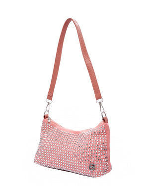 Τσάντα ώμου μικρή 21965 - Ροζ