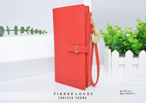 Γυναικείο πορτοφόλι Pierre Loues 821-4-1 κόκκινο