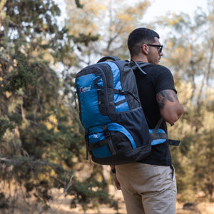 Σακίδιο πλάτης ορειβατικό Ταξιδιού Cardinal 856 70L γαλάζιο