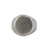 Стоманен мъжки пръстен N-18 Сребро