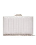 Τσάντα φάκελος clutch -JH-21973 - Ασημί