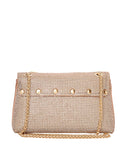 Τσάντα φάκελος clutch CK6022 - Σαμπανιζέ