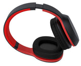 CELEBRAT Bluetooth headphones A18-BKRD, wireless & wired, μαύρο-κόκκινο