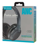 CELEBRAT headphones A33, ασύρματα & ενσύρματα, ANC, 40mm, 300mAh, μαύρα