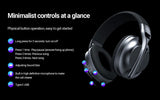 CELEBRAT headphones A34, ασύρματα & ενσύρματα, 40mm, 300mAh, μαύρα