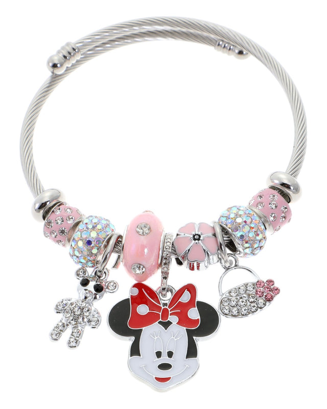 Βραχιόλι με μίνι AA-8636-16 - Ασημί