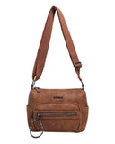 Τσάντα χιαστί WH95537 - Κάμελ