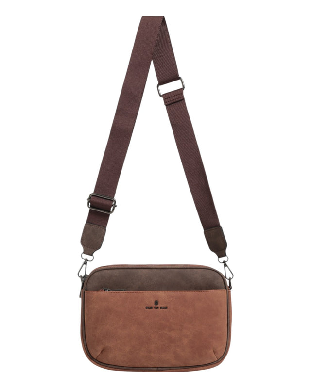 Τσάντα χιαστί WH8185 - Κάμελ