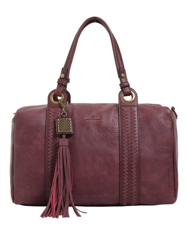 Τσάντα ώμου BTB0013 - Μπορντό