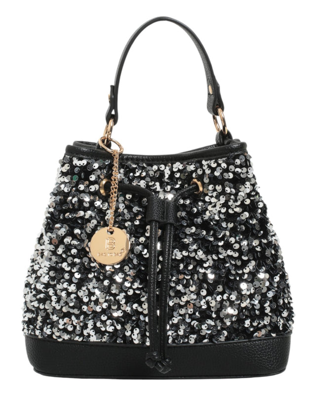 Τσάντα χειρός   F2627-3 - Ασπρο/Μαύρο