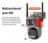 VSTARCAM smart κάμερα AF621DR, dual lens, αναγνώριση φωτιάς & καπνού, 2MP, WiFi, SD, PTZ, IP66