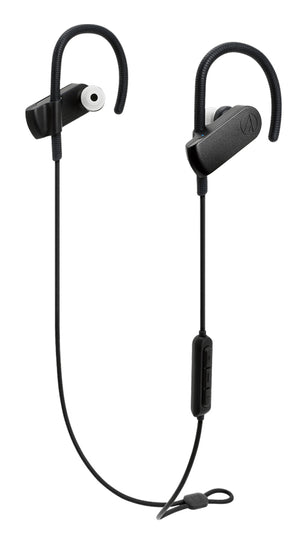 AUDIO-TECHNICA bluetooth earphones ATH-SPORT70BT, 9mm, μαύρα