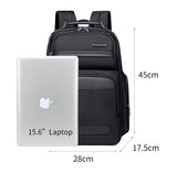 ARCTIC HUNTER τσάντα πλάτης B00492-1 με θήκη laptop 15.6", 22L, μαύρη