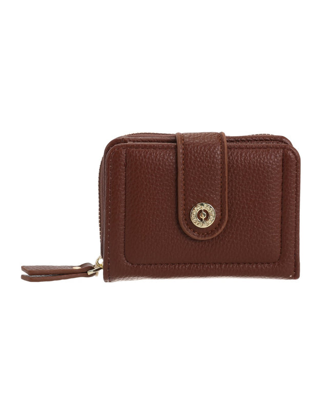 Πορτοφόλι μικρό YC03023 - Καφέ