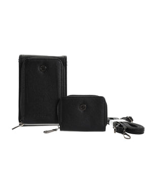 Τσαντάκι χιαστί  YC03057 - Μαύρο