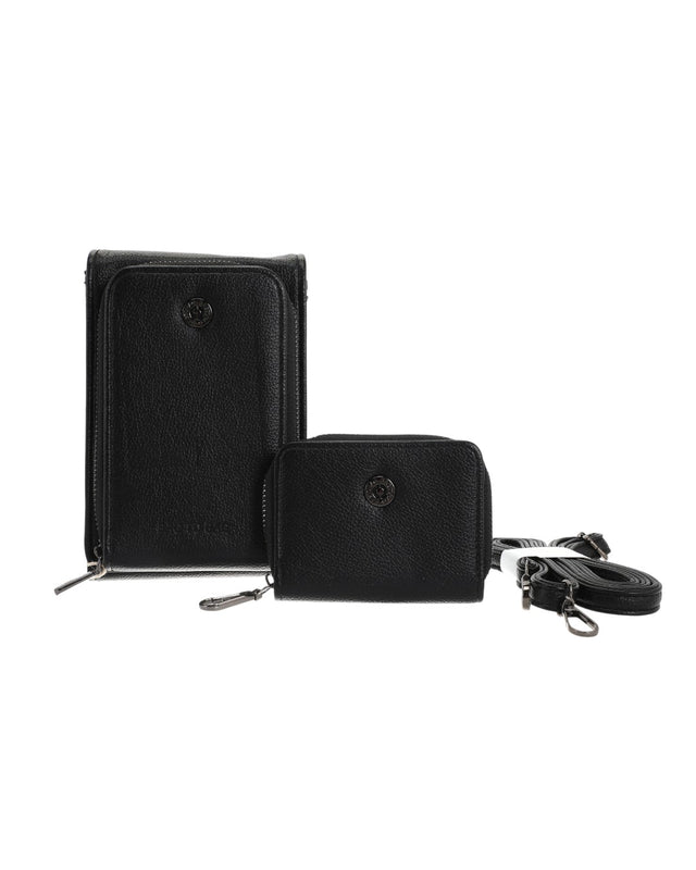 Τσαντάκι χιαστί  YC03057 - Μαύρο