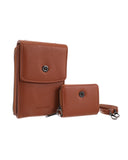 Τσαντάκι χιαστί  YC03058 - Καφέ