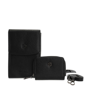 Τσαντάκι χιαστί  YC03058 - Μαύρο