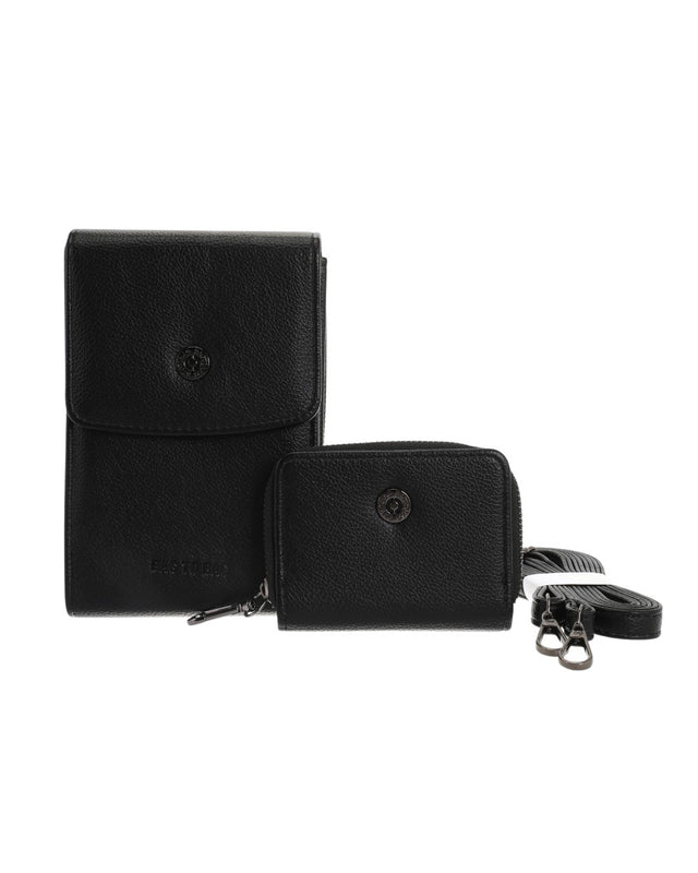 Τσαντάκι χιαστί  YC03058 - Μαύρο