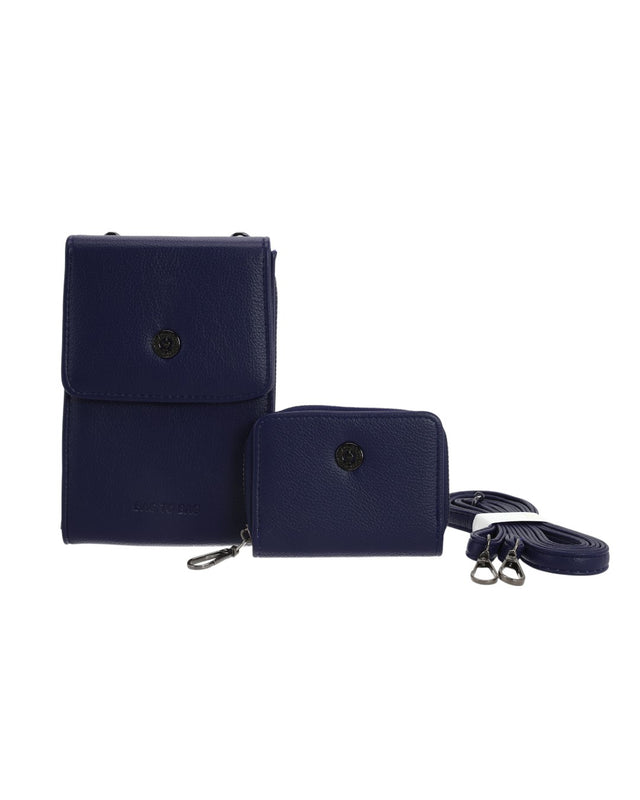 Πορτοφόλι-τσαντακι χιαστι BY-88815 - Μπλέ