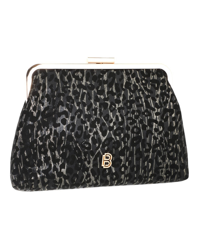 Τσάντα φάκελος clutch MD2518 - Ασημί