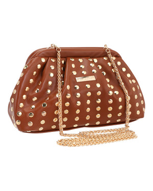 Τσαντάκι χιαστί MD2529 - Κάμελ