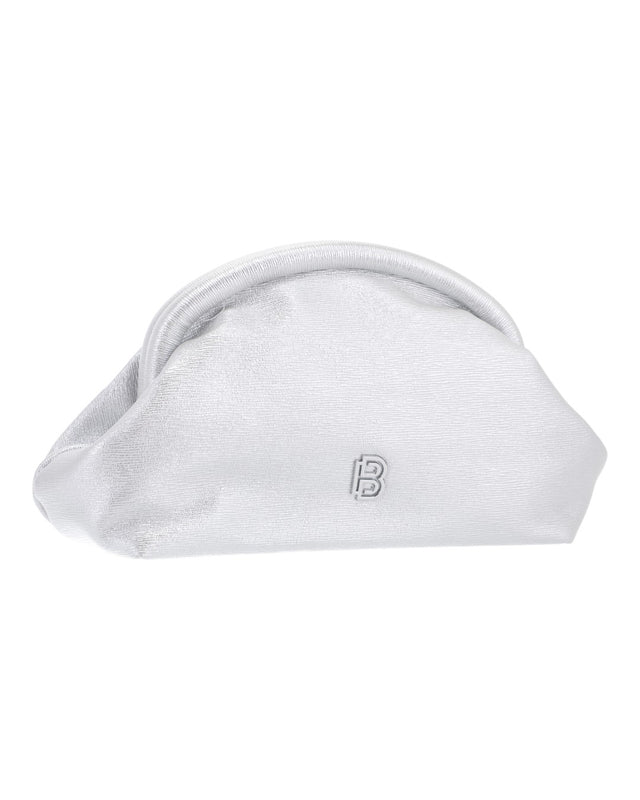 Τσάντα φάκελος clutch MD2527 - Ασημί