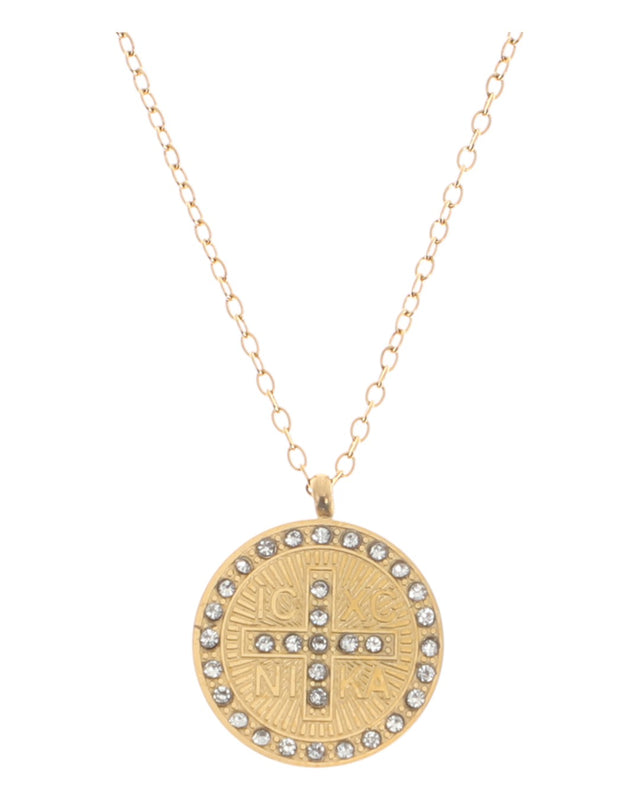 Κρεμαστό λαιμού AQE-9845-5 - Χρυσό