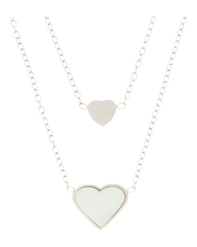 Κρεμαστό λαιμού AQE-9830-5 - Ασημί