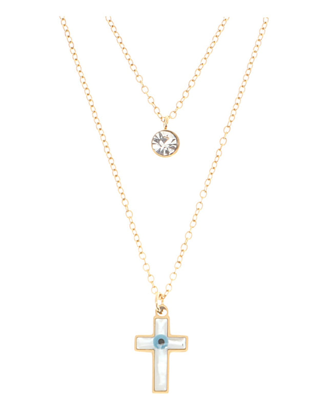 Κρεμαστό λαιμού AQE-9825-5 - Χρυσό