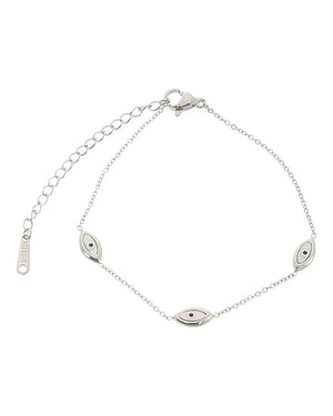 Βραχιόλι AQE-9822-5 - Ασημί