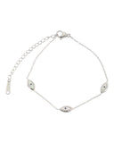 Βραχιόλι AQE-9822-5 - Ασημί