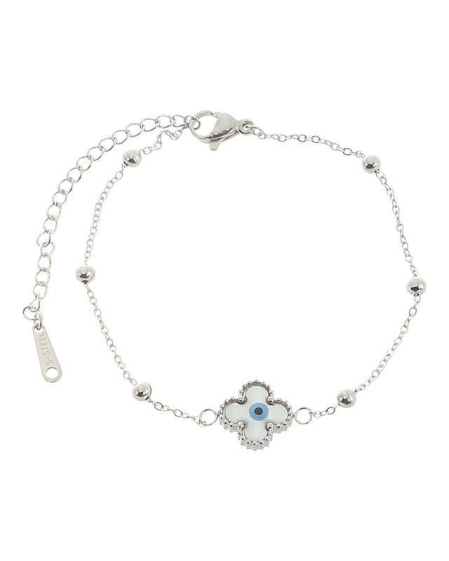 Βραχιόλι AQE-9812-5 - Ασημί