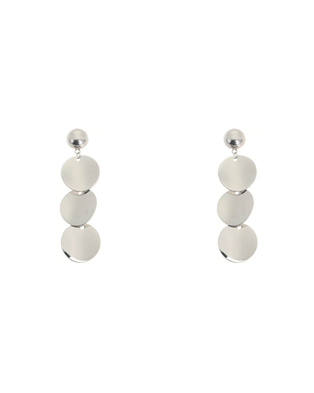 Κρεμαστό σκουλαρίκι ALQ-3301-3 - Ασημί