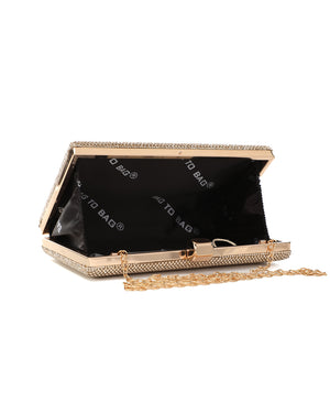 Τσάντα φάκελος clutch JH2221 - Χρυσό