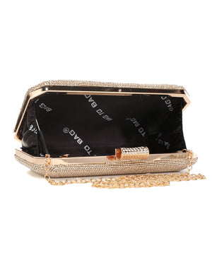 Τσάντα φάκελος clutch JH2222 - Χρυσό