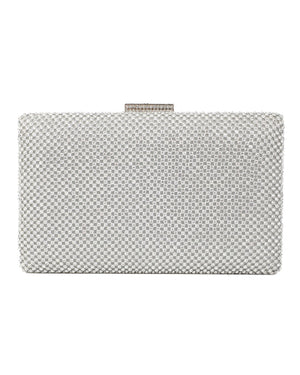 Τσάντα φάκελος clutch JH2230 - Ασημί