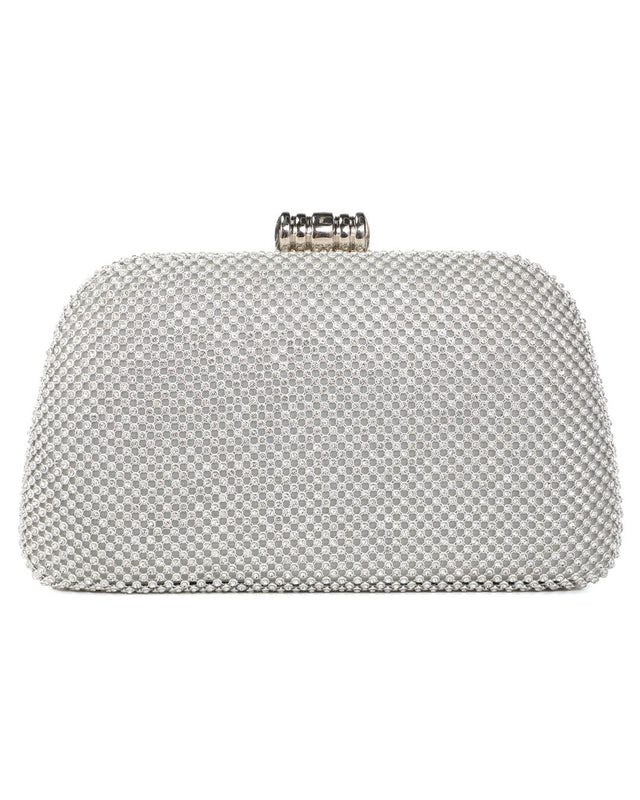 Τσάντα φάκελος clutch JH2232 - Ασημί