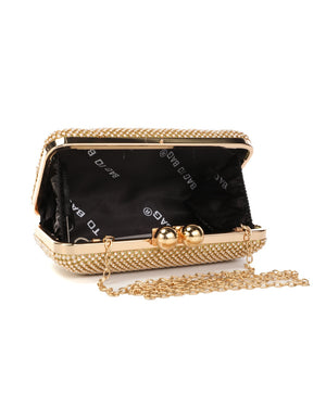 Τσάντα φάκελος clutch JH2227 - Χρυσό