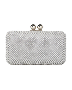 Τσάντα φάκελος clutch JH2227 - Ασημί