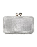 Τσάντα φάκελος clutch JH2227 - Ασημί